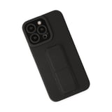iPhone 13 Pro Max Kılıf Mega Standlı Silikon - Siyah