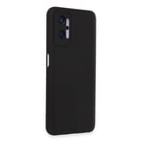 Erdo Ticaret Realme 9i 4G Kılıf Silikon Siyah Kadife Kaplamalı