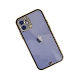 iPhone 12 Kılıf Liva Taşlı Silikon - Siyah