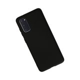 Galaxy S20 Kılıf Nano içi Kadife Silikon - Siyah