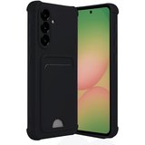 Galaxy A56 Kılıf Kelvin Kartvizitli Silikon - Siyah