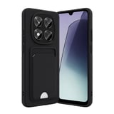 Erdo Ticaret Redmi Note 15 Pro 5G Silikon Kartlıklı Kılıf Siyah