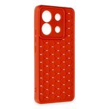Redmi Note 13 Pro 5G Kılıf Petek Silikon Kapak - Kırmızı