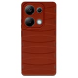 Redmi Note 13 Pro 4G Kılıf Bibercas Silikon Kapak - Kırmızı
