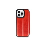 Erdo Ticaret iPhone 15 Pro Max Kılıf Kapaklı Kılıf Kırmızı