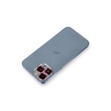 iPhone 12 Pro Max Metal Kamera Lens Koruma Cam - Kırmızı
