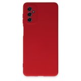 Galaxy M52 5G Kılıf Nano içi Kadife Silikon - Kırmızı