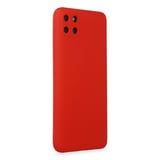 Realme C11 Kılıf Nano içi Kadife Silikon - Kırmızı