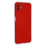 Galaxy A04E Kılıf Nano içi Kadife Silikon - Kırmızı