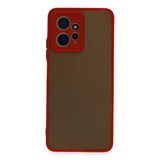 Redmi Note 12 4G Kılıf Montreal Silikon Kapak - Kırmızı