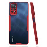 Erdo Ticaret Redmi Note 11 Pro Kılıf Kırmızı Silikon TPU Arka Kılıf