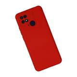 Redmi 10C Kılıf Nano içi Kadife Silikon - Kırmızı
