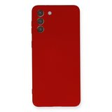 Galaxy S21 Plus Kılıf Nano içi Kadife Silikon - Kırmızı