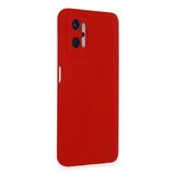 Realme 9i 4G Kılıf Nano içi Kadife Silikon - Kırmızı