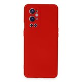 One Plus 9 Pro Kılıf Nano içi Kadife Silikon - Kırmızı