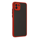 Galaxy A03 Kılıf Montreal Silikon Kapak - Kırmızı