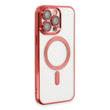 iPhone 15 Pro Max Kılıf Kross Magneticsafe Kapak - Kırmızı