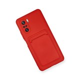Mi 11i Kılıf Kelvin Kartvizitli Silikon - Kırmızı