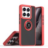 Mi 14T Pro Kılıf Montreal Yüzüklü Silikon Kapak - Kırmızı