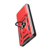 Redmi Note 14 4G Pars Lens Yüzüklü Silikon - Kırmızı