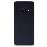 Redmi A3 4G Kılıf Nano içi Kadife Silikon - Lacivert