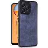 Realme Note 50 4G Kılıf Aras Deri Kapak - Lacivert