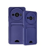 Redmi A3 4G Kılıf Kelvin Kartvizitli Silikon - Lacivert