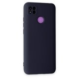 Redmi 9C Kılıf Nano içi Kadife Silikon - Lacivert