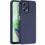 Redmi Note 12 Pro 5G Kılıf Nano içi Kadife Silikon - Lacivert
