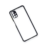 Erdo Ticaret Samsung Galaxy M51 Kılıfı Şeffaf Silikon Lacivert Arka Kılıf