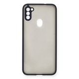 Galaxy A11 Kılıf Montreal Silikon Kapak - Lacivert