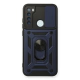Redmi Note 8 Kılıf Pars Lens Yüzüklü Silikon - Lacivert