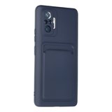 Redmi Note 10 Pro Kılıf Kelvin Kartvizitli Silikon - Lacivert