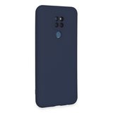 GM 20 Kılıf Nano içi Kadife Silikon - Lacivert