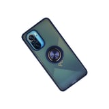 Redmi K40 Kılıf Montreal Yüzüklü Silikon Kapak - Lacivert