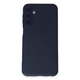 Erdo Ticaret Samsung Galaxy M14 5G Kılıfı Lacivert Nano Kadife Silikon Arka Kılıf