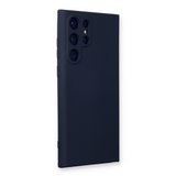 Galaxy S23 Ultra Kılıf Nano içi Kadife Silikon - Lacivert
