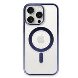 iPhone 15 Pro Max Kılıf Erozi Magsafe Kapak - Lacivert