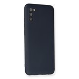 Galaxy A03S Kılıf Nano içi Kadife Silikon - Lacivert