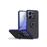 Redmi Note 13 Pro 4G Montreal Yüzüklü Silikon Kapak - Lacivert