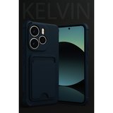 Redmi Note 14 4G Kelvin Kartvizitli Silikon - Lacivert