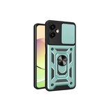 Galaxy A06 Kılıf Pars Lens Yüzüklü Silikon - Yeşil