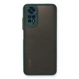 Redmi Note 11 Kılıf Montreal Silikon Kapak - Yeşil