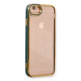 iPhone 6 Kılıf Liva Lens Silikon - Yeşil