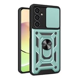 Galaxy A05S Kılıf Pars Lens Yüzüklü Silikon - Yeşil