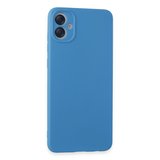 Galaxy A05 Kılıf First Silikon - Mavi