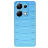 Redmi Note 13 Pro 4G Kılıf Bibercas Silikon Kapak - Mavi