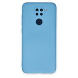 Redmi Note 9 Kılıf Nano içi Kadife Silikon - Mavi