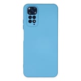 Redmi Note 11 Kılıf Nano içi Kadife Silikon - Mavi