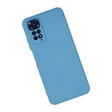 Redmi Note 11 Kılıf Nano içi Kadife Silikon - Mavi